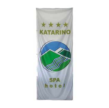 Фирмени знамена вертикални