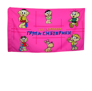 School and kindergarden flags